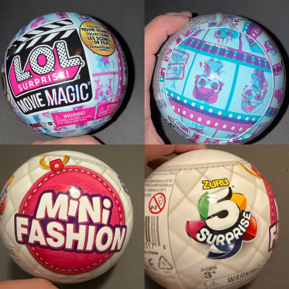 LOL Movie Magic & MINI FASHION BALLS NWT